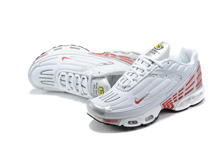 Air Max Plus 3 White University Red DH3984-901 suitable for experts Toms Classic