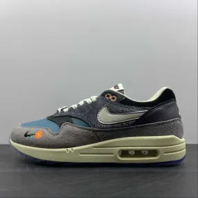 non - perforated shoes chemical - resistant Kasina x Air Max 1 SP Won-Ang Particle Grey Dark Teal Green DQ8475-001