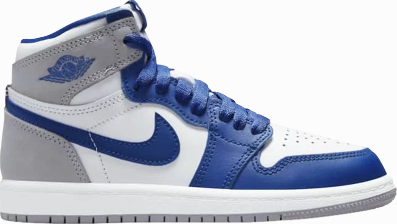 Nike Jordan 1 High True Blue PS (Kids) Comfort Option
