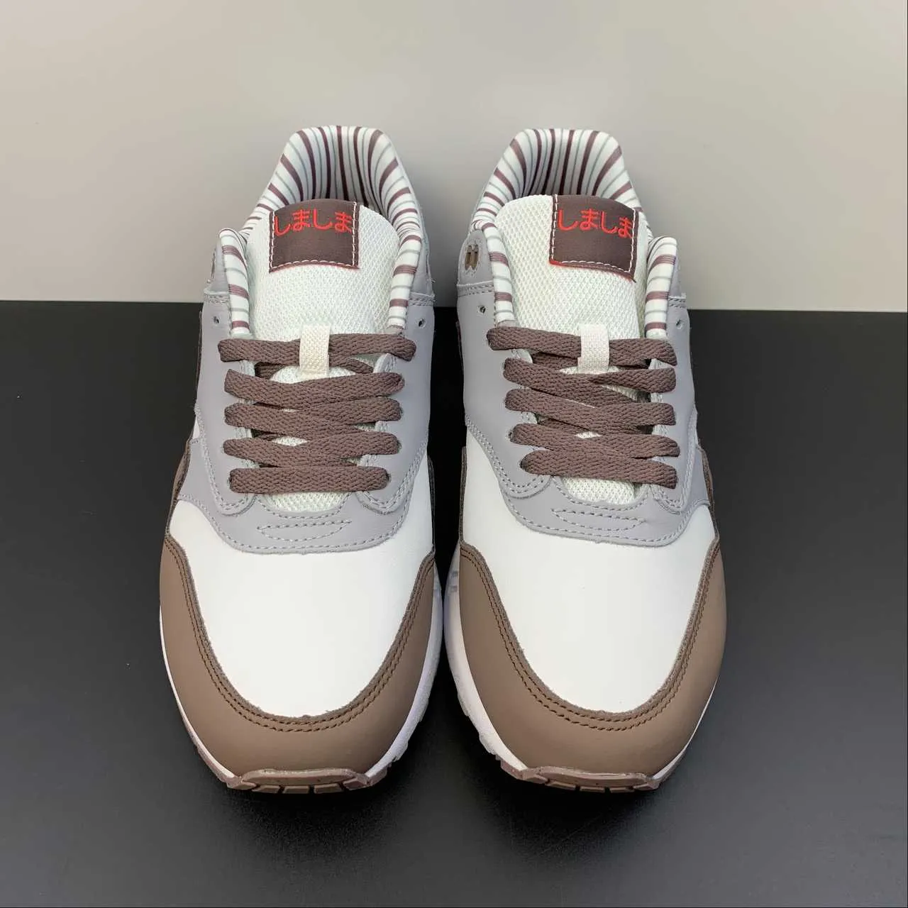 AntiSlip Air Max 1 Premium Shima Shima Plum Eclipse Wolf Grey White Siren Red FB8916-100