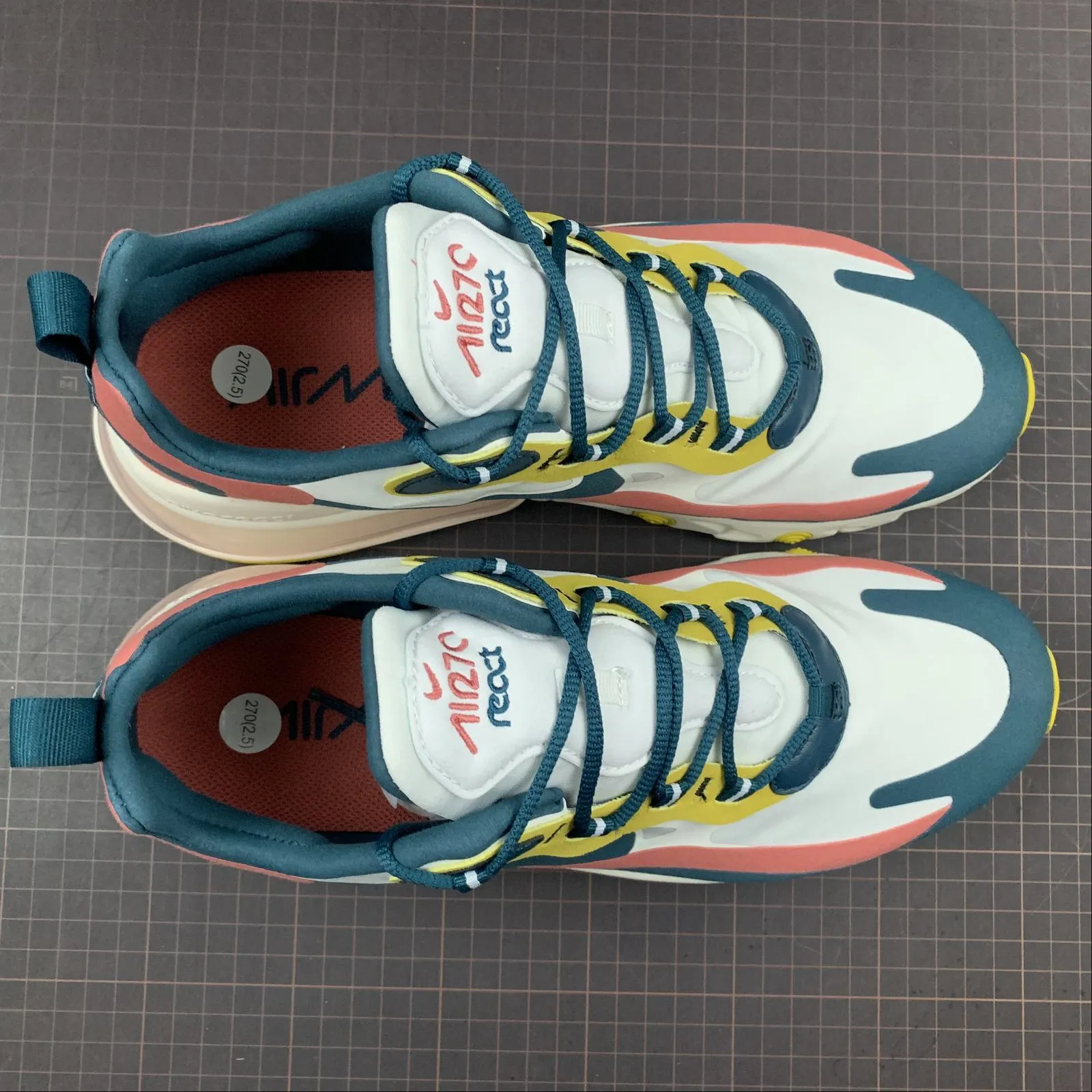 Air Max 270 React Summit White Midnight Turq CT1264-103 hill running shoe capacity globally - recognized