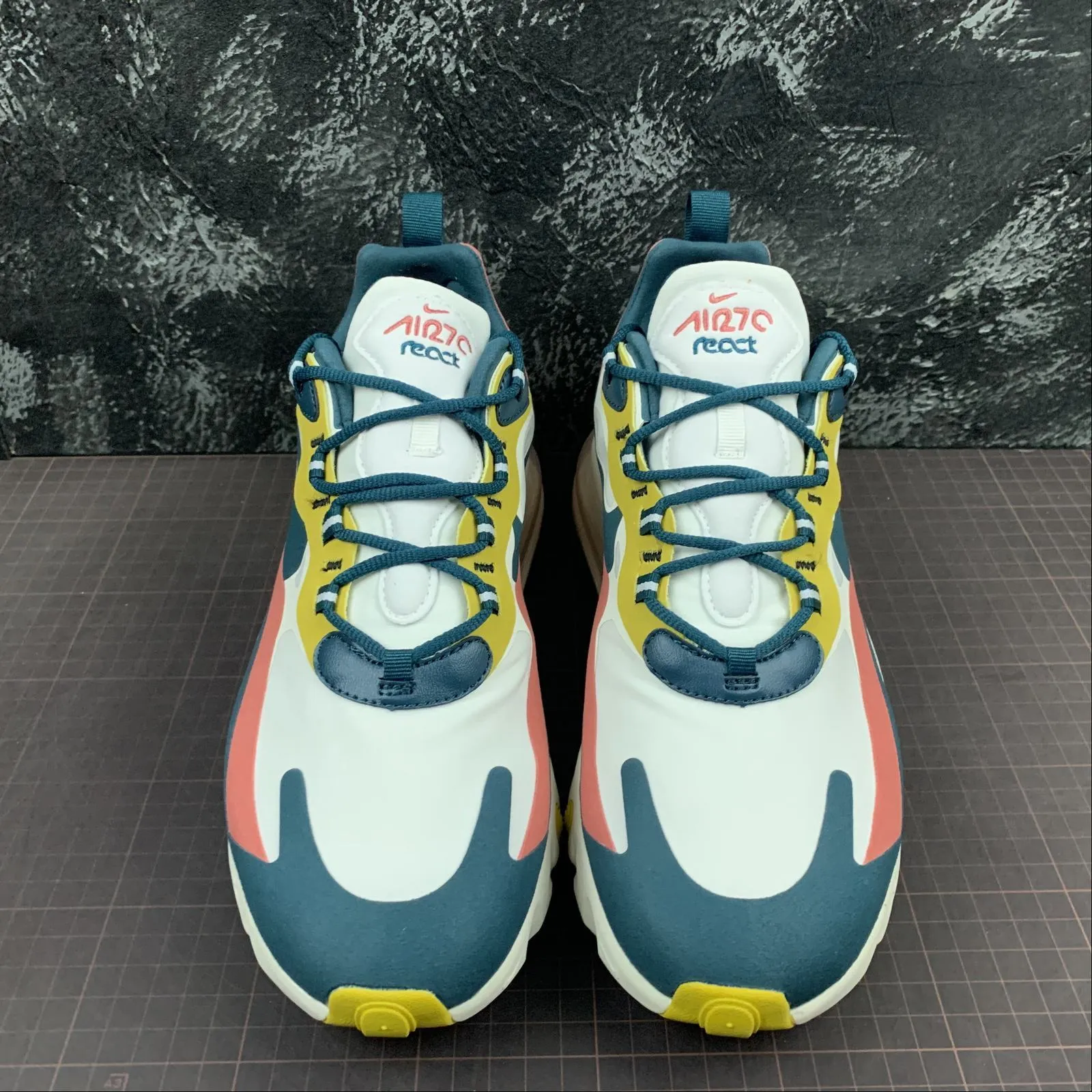 Air Max 270 React Summit White Midnight Turq CT1264-103 Comfort Improvement Eva Midsole