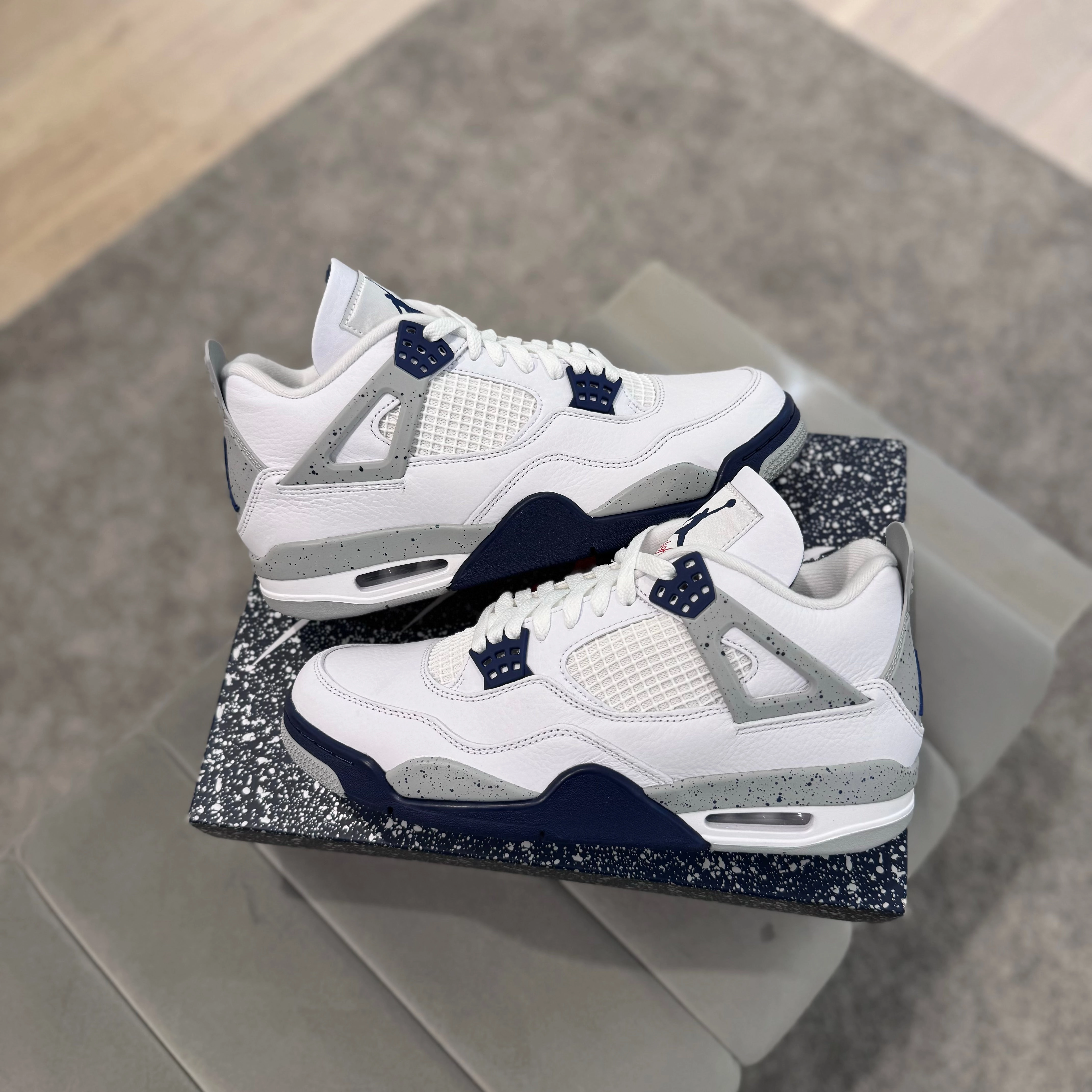 JORDAN 4 ??MIDNIGHT NAVY?? All Day Comfort Technology