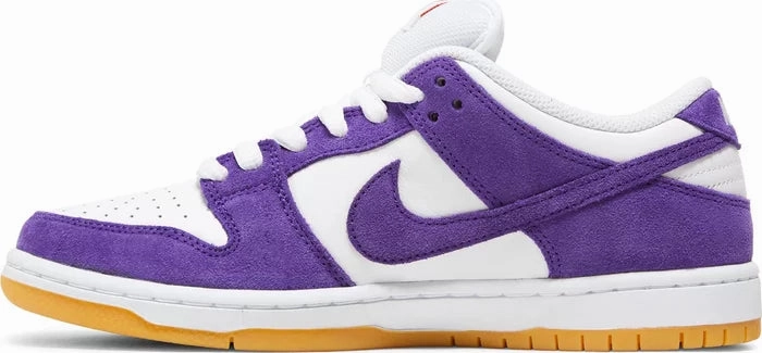 Nike Dunk Low SB Orange Label Court Purple Stabilizing Heel Cage Core Design