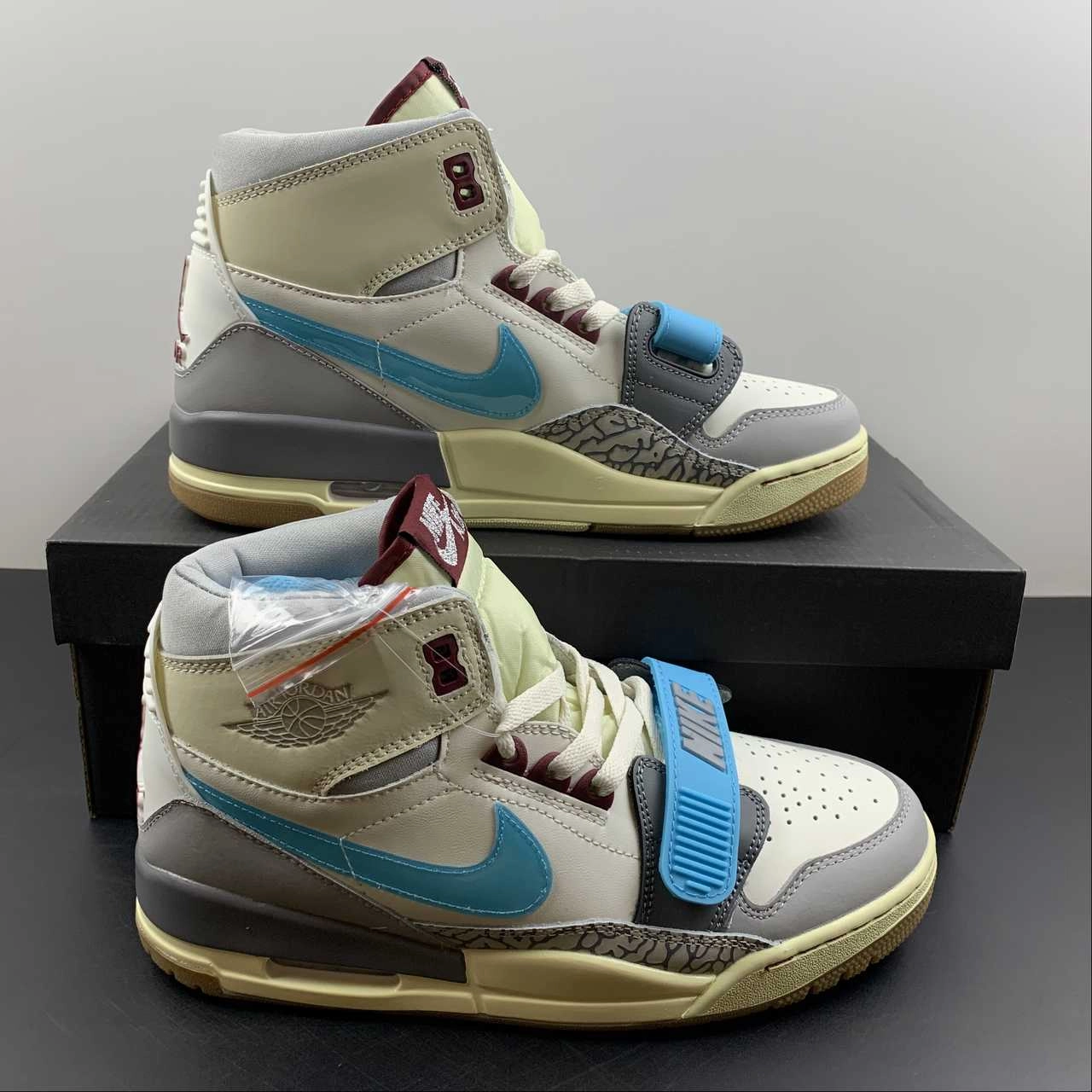 Air Jordan Legacy 312 High White Grey FB1875-141 Zero drop Multi Directional Grip