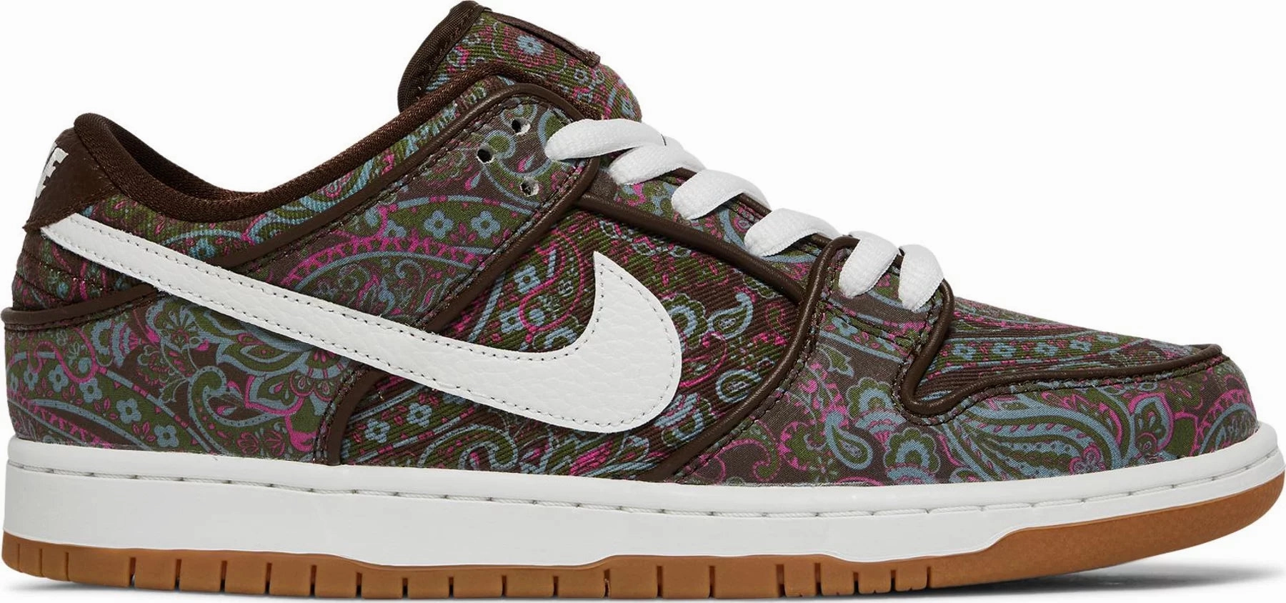 All Day Comfort Engineering Structured sole Nike Dunk Low SB Paisley