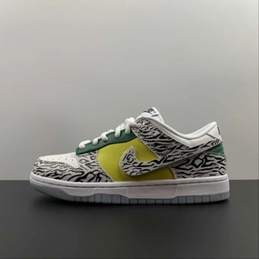 Multi Density Rubber SB Dunk Low Doernbecher Zoe White Black Green Yellow DR7305-100
