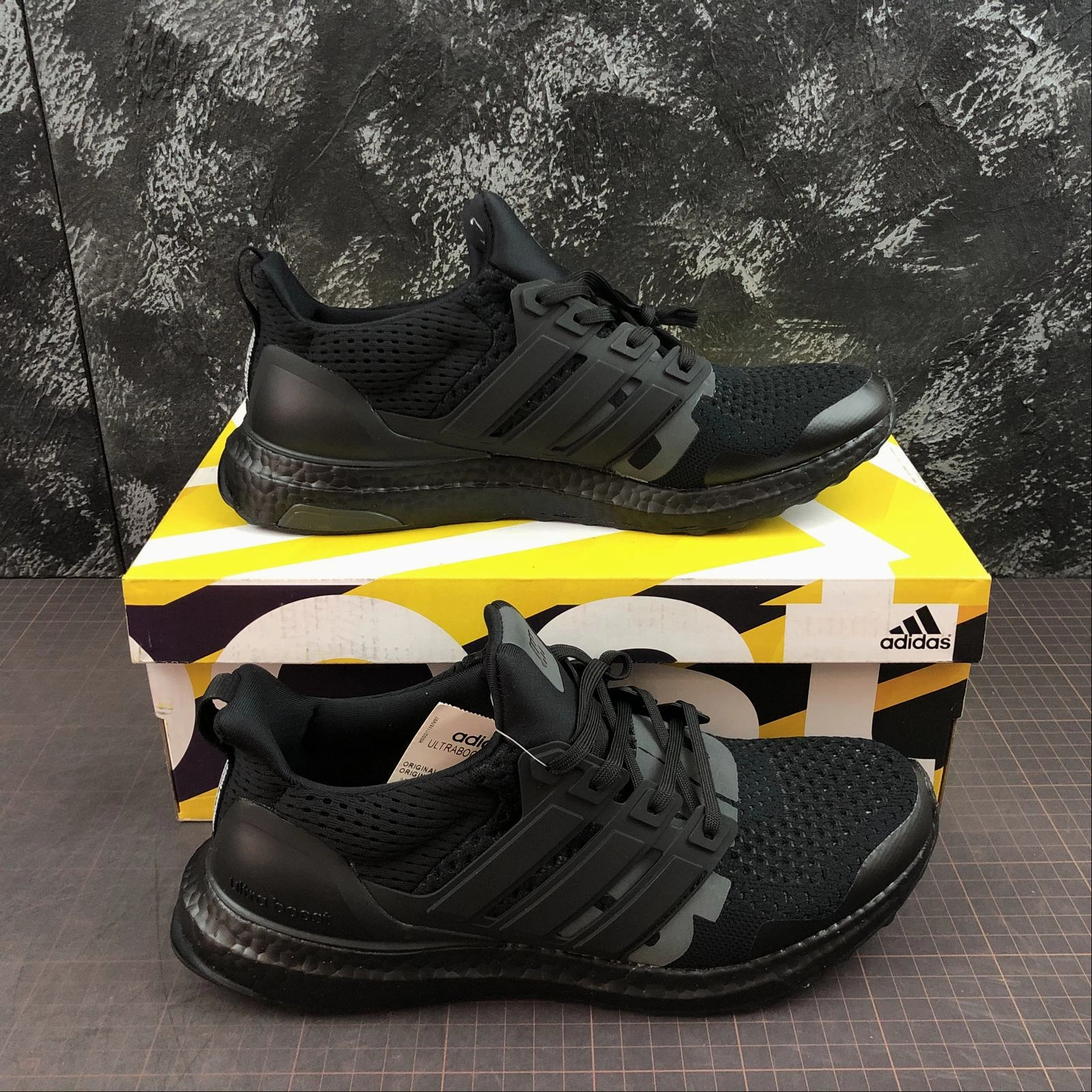 Adidas UltraBoost Undefeated Blackout Streamlined wear