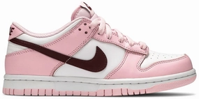 Nike Dunk Low Pink Foam GS Bonded Seam Construction Sneaker Laces