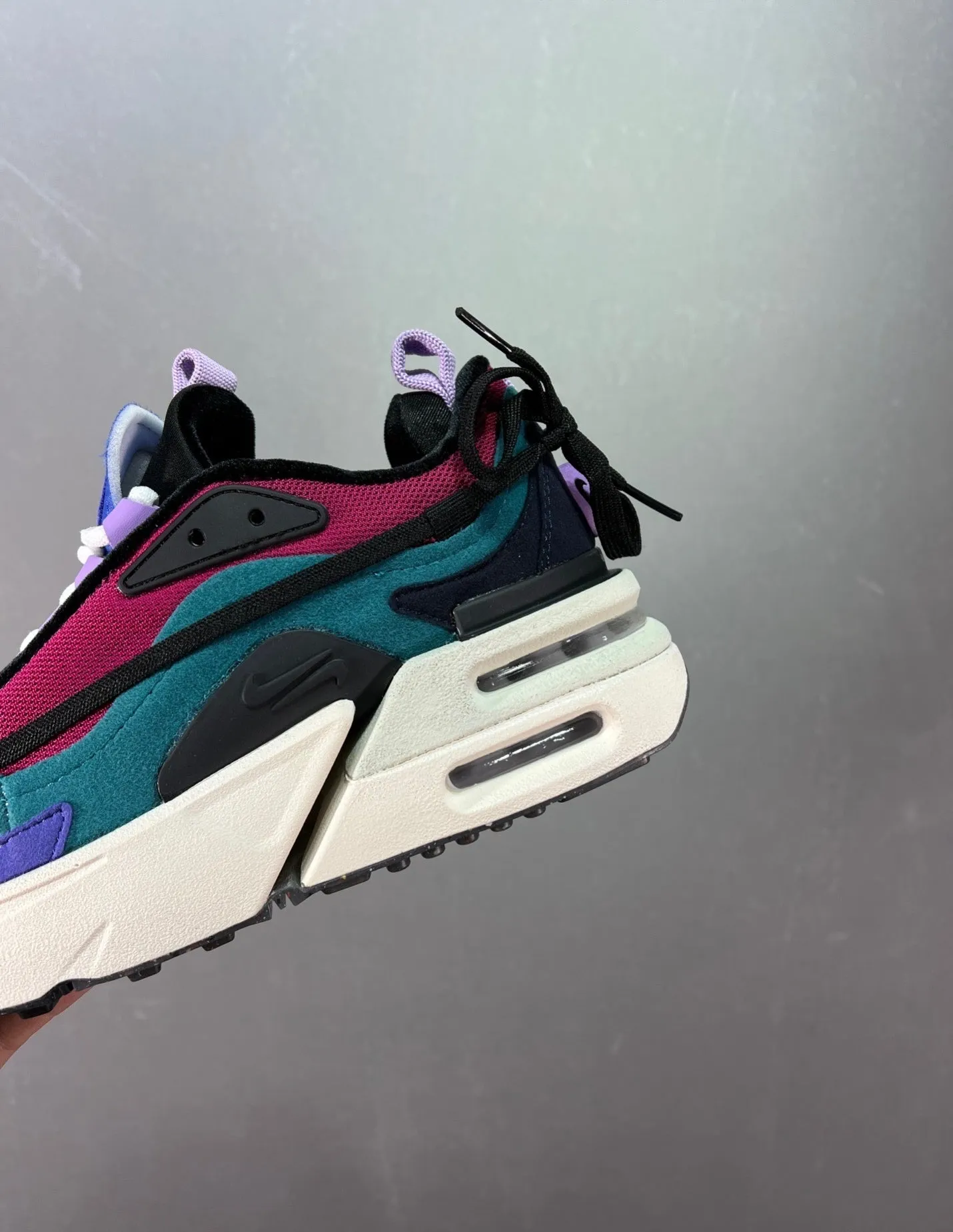 Air Max Furyosa Night Green Sail-Raspberry Red Black DC7351-300 traction - control - technology shoes