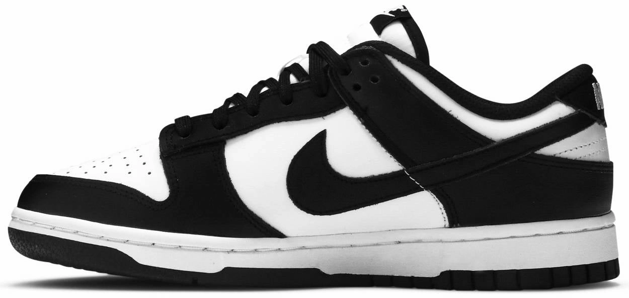 Memory Foam Collar Sneaker Socks Nike Dunk Low Black White/Panda W