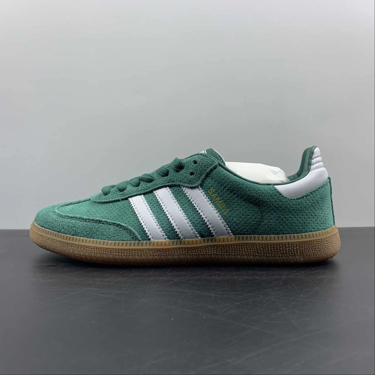 Adidas SAMBA OG Collegiate Green Gum HP7902 Core Fit