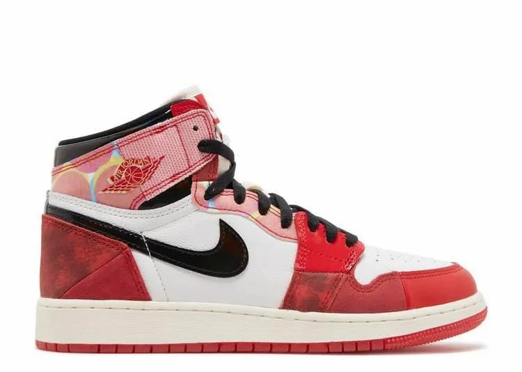 Air Jordan 1 High Spider Man (GS) Contoured Footbed Geometry