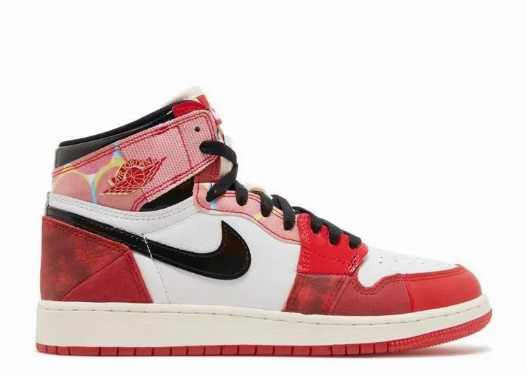 Air Jordan 1 High Spider Man (GS) Flexible   strap