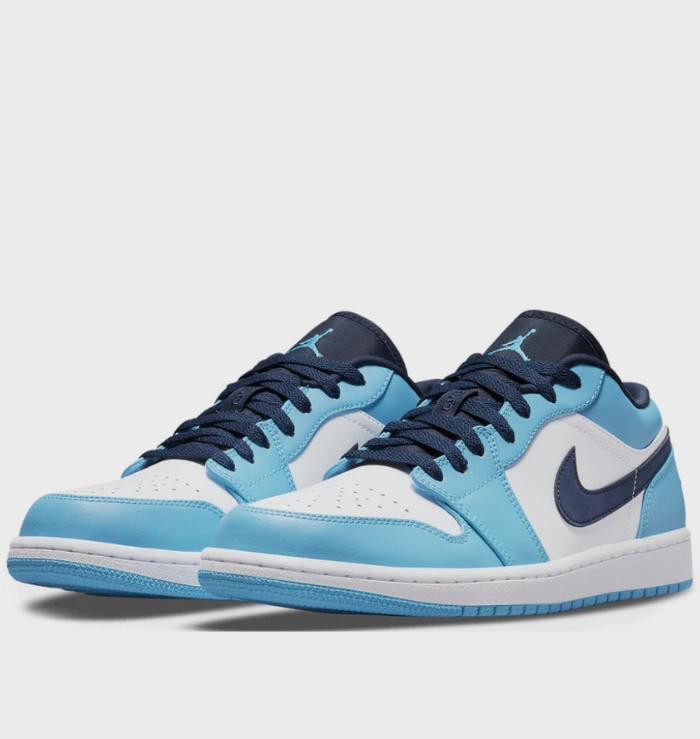 Street Ready Nike Air Jordan 1 Low UNC University Blue Black (GS)