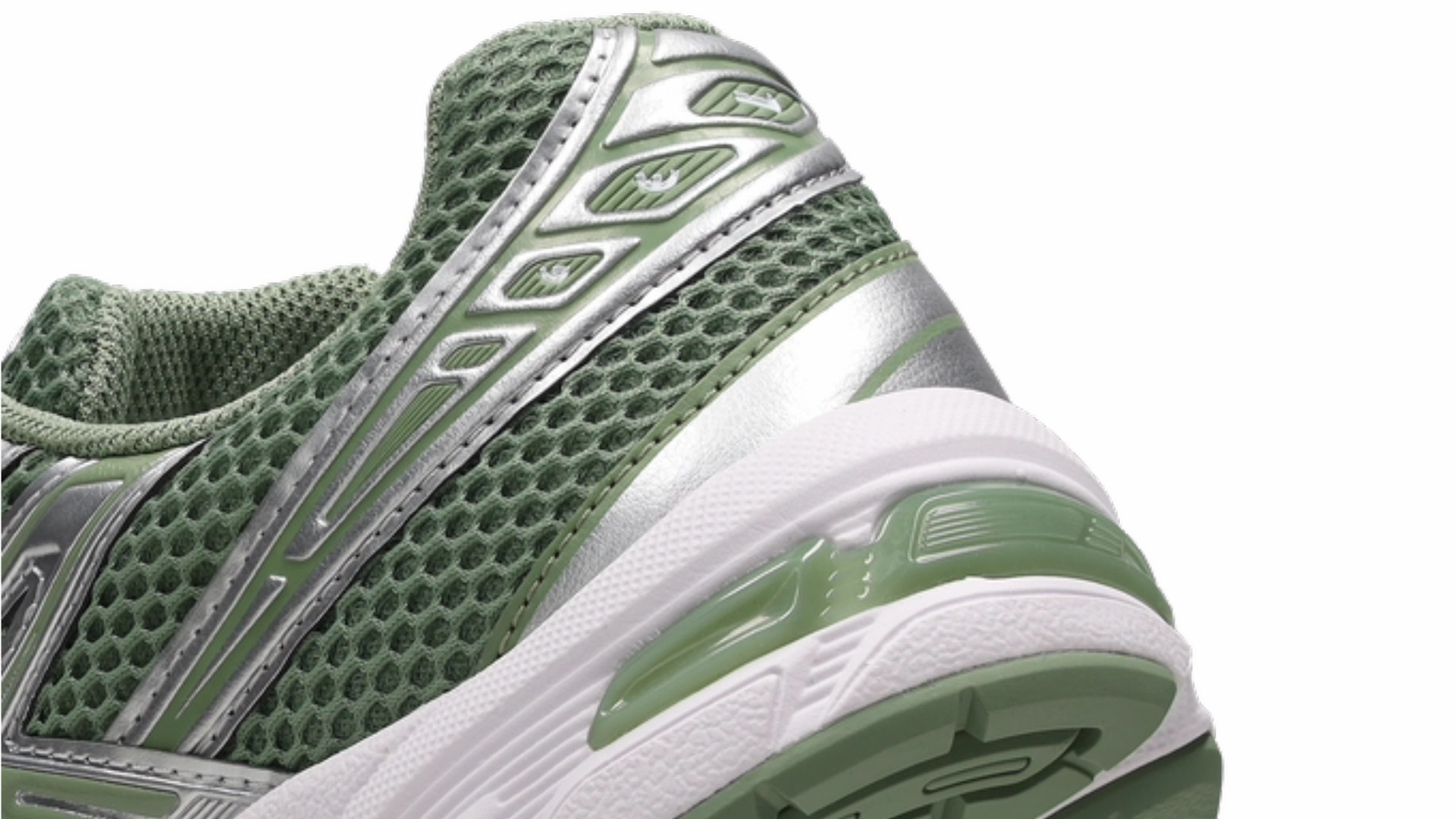 ASICS GEL-1130 'Swamp Green Silver' Heel cradle