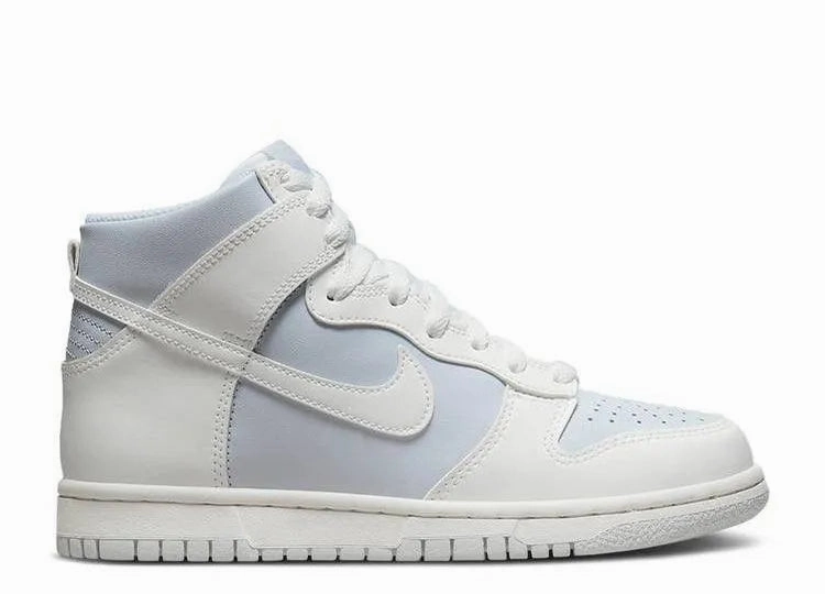 Bendable Heel Counter Nike Dunk High White Football Grey (GS)