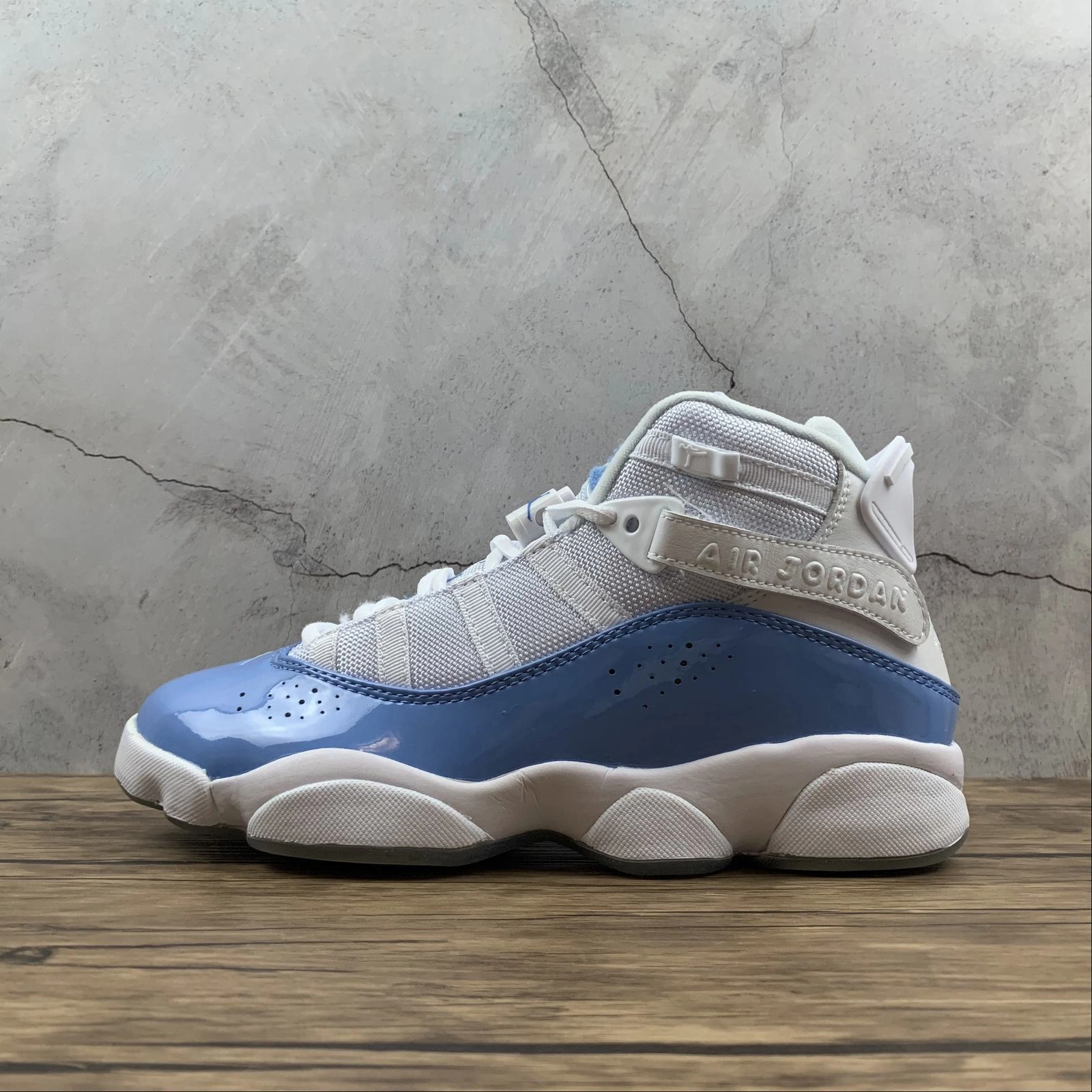 All-Terrain Shoes Air Jordan 6 Rings White White-Valor Blue-Ice CW7370-100