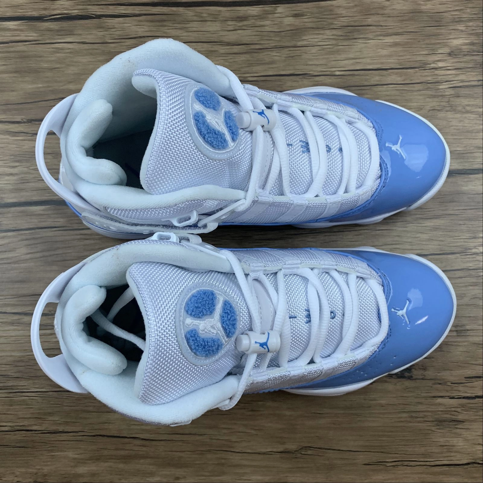 Air Jordan 6 Rings White White-Valor Blue-Ice CW7370-100 Outdoor Flex