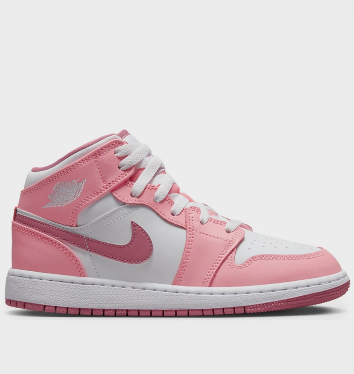 Ventilated Panels Nike Air Jordan 1 Mid Valentines Day 2023 (GS)