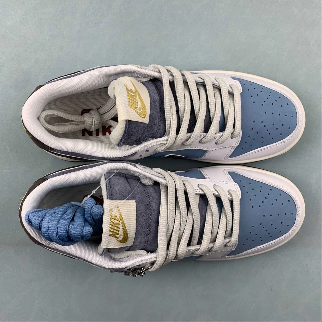 Otomo Katsuhiro x SB Dunk Low Steamboy OST Blue Black White MS2022-886 Torsion Rigidity System Padded collar design