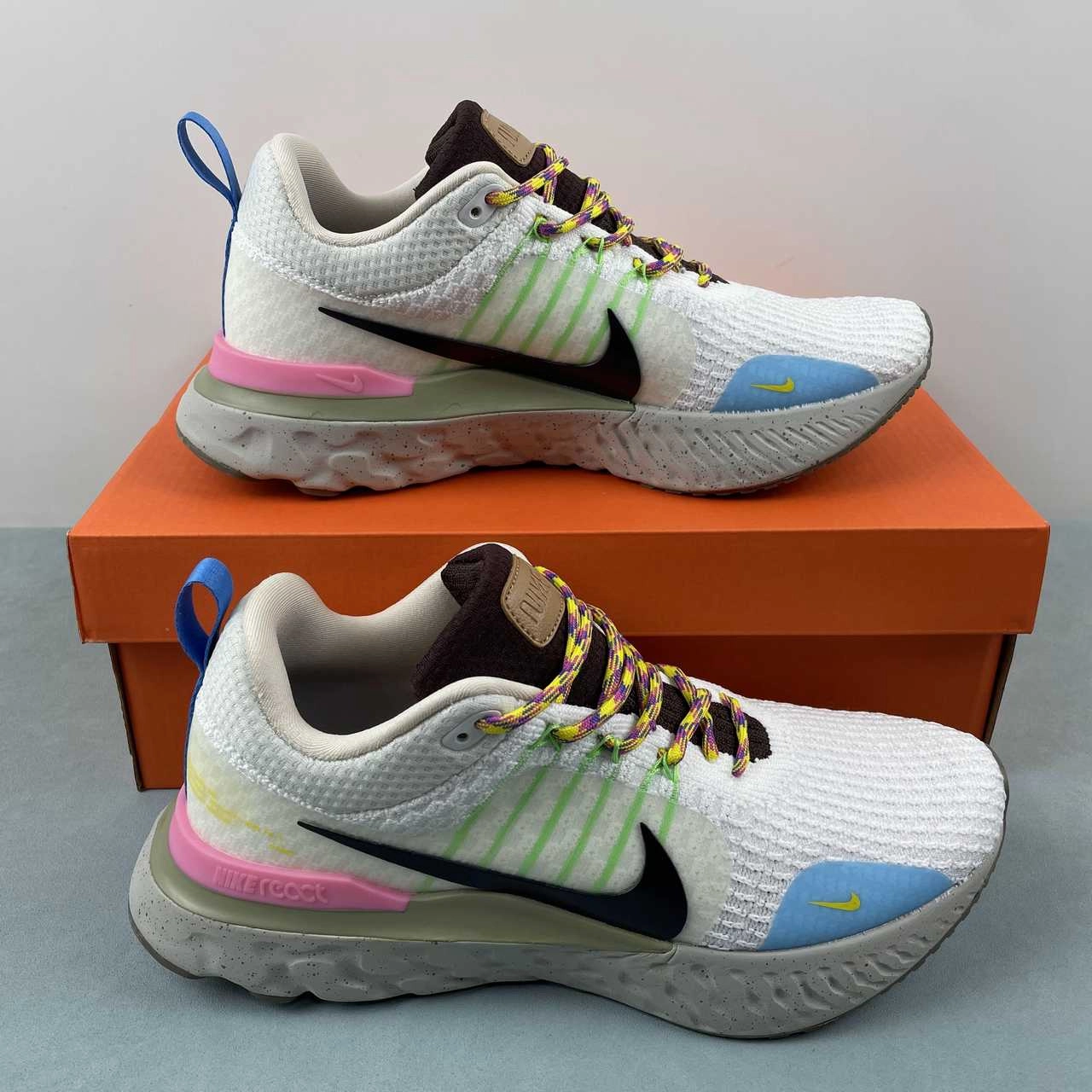 crew sock Nike React Infinity Run FK 3 Sail Pinksicle Earth FJ7068-120