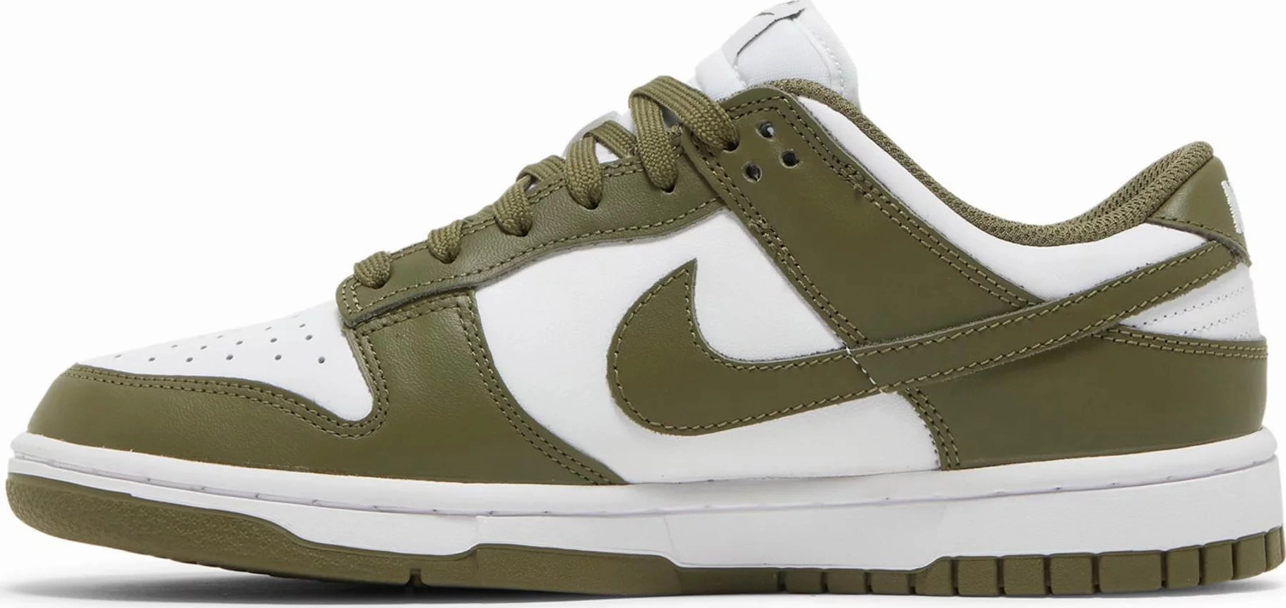 Nike Dunk Low Medium Olive W Elastic Lacing