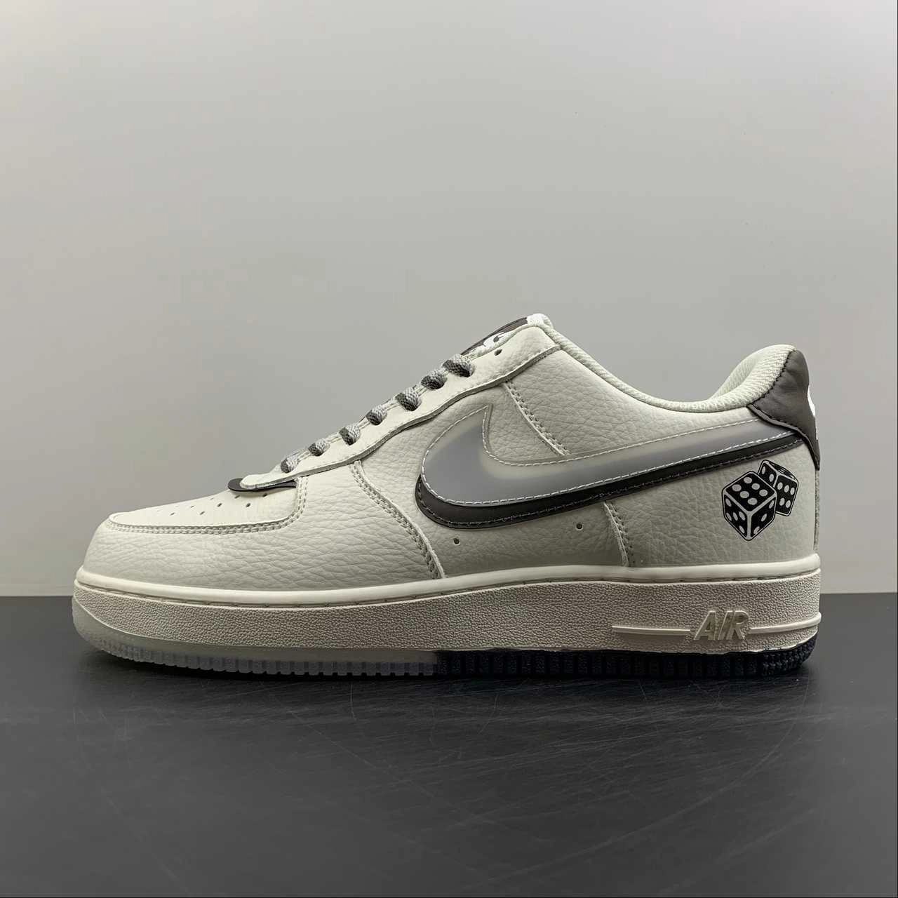 Parent Pace Air Force 1 07 Low Dice God Cream Brown Gray CW1574-801