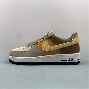 Oasis Path Airy Mesh Air Force 1 07 Low Yellow Brown Gray LF8989-555