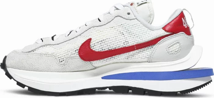 Nike Sacai VapourWaffle Sail Sport Fuchsia rhinestone - decorated running shoes mesh upper shoes