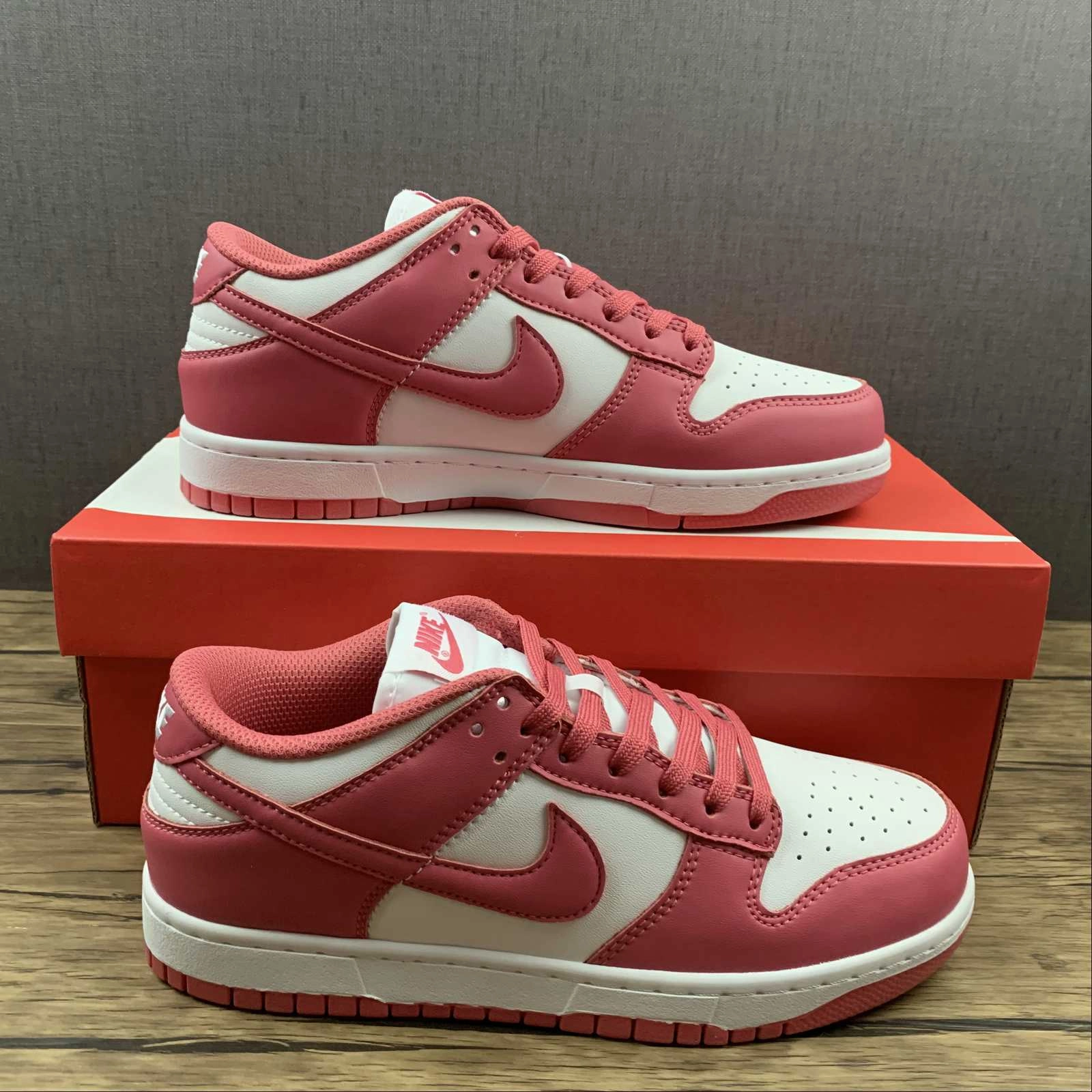 SB Dunk Low Archeo Pink White DD1503-111 All Day Comfort Tech Light support