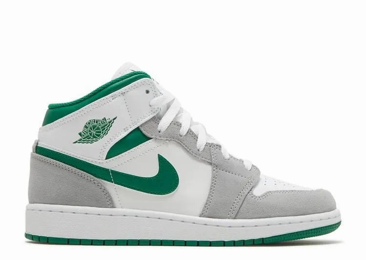 Speed Training Ventilation Channel System Air Jordan 1 Mid Pine Green (GS)