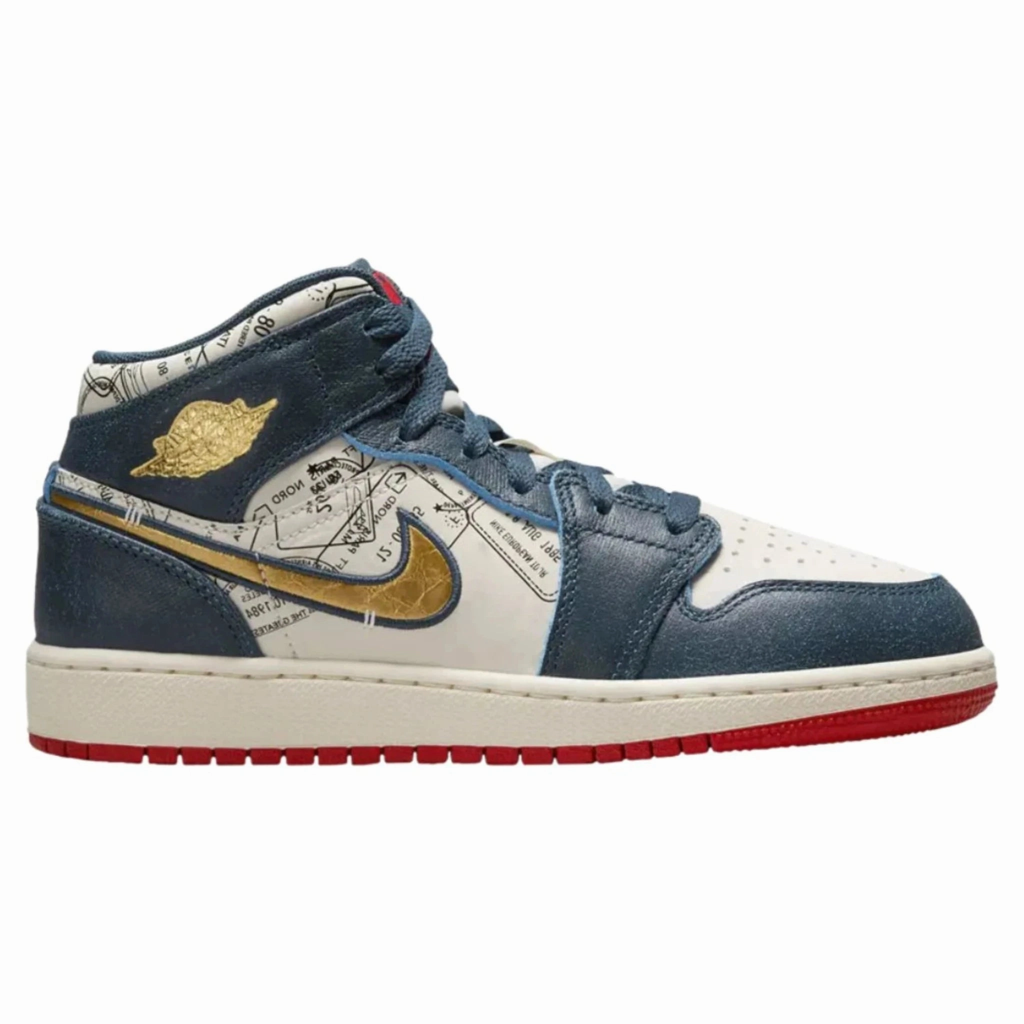 Nike Air Jordan 1 SE GS Take Flight Gold FN1353 400 daily runner Tide Path