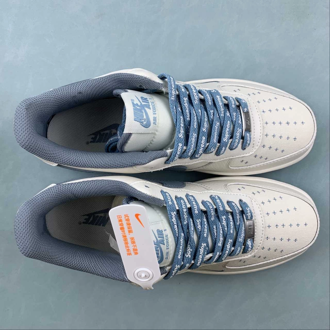 Grass Step Terror Squad x Air Force 1 Low Blue Off White PF9055-757