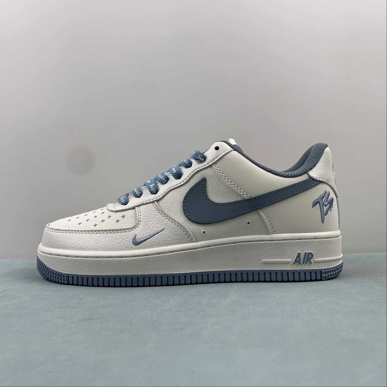 Fashion Ease Terror Squad x Air Force 1 Low Blue Off White PF9055-757