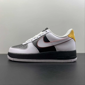 Breathable Design Air Force 1 07 Low White Black Yellow Red KN2696-024