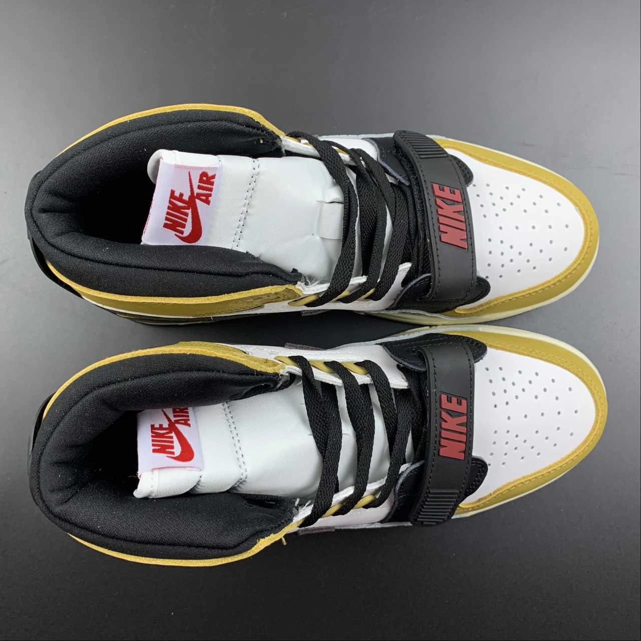 Seamless Toe Box Construction Washable Air Jordan Legacy 312 High White Brown AV3922-102