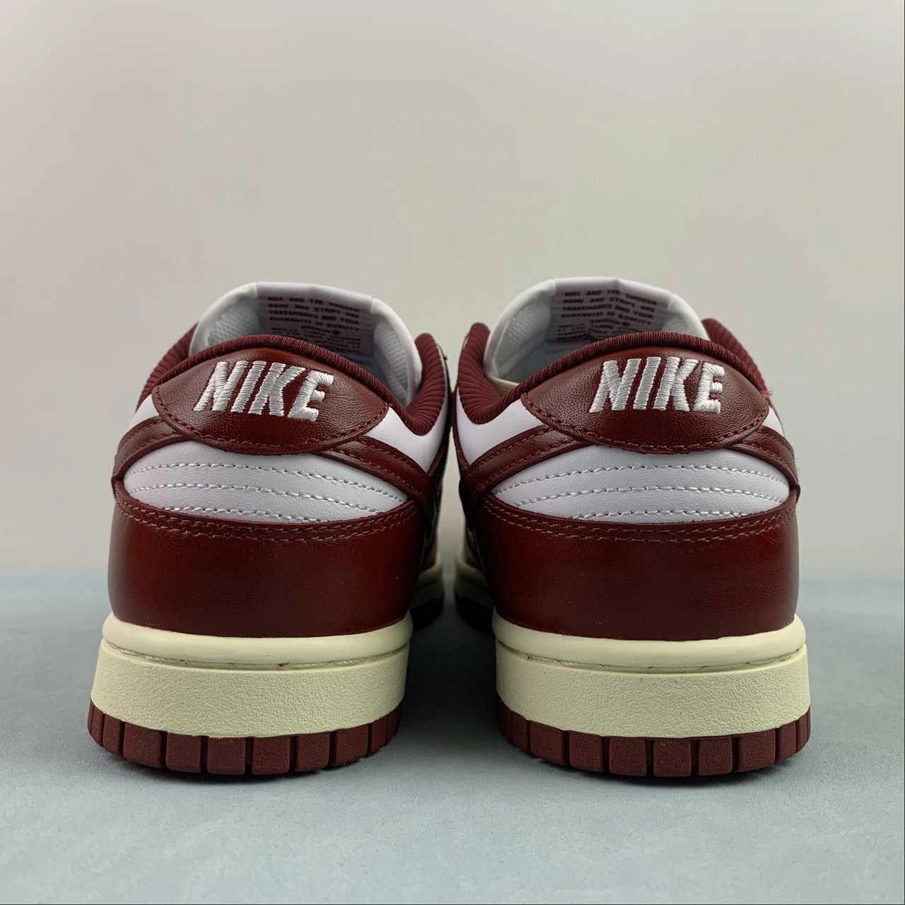 SB Dunk Low PRM Vintage Team Red White Coconut Milk FJ4555-100 Comfortable Stretch
