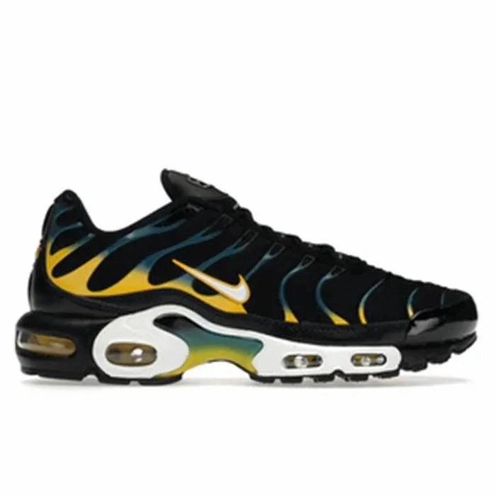 footgear for jogging Double - layer Nike Air Max Plus Teal Yellow