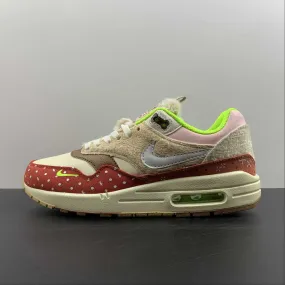 dance - themed running wear suede upper Air Max 1 PRM Best Friend Sour Coconut Milk Orange Candle DR2553-111
