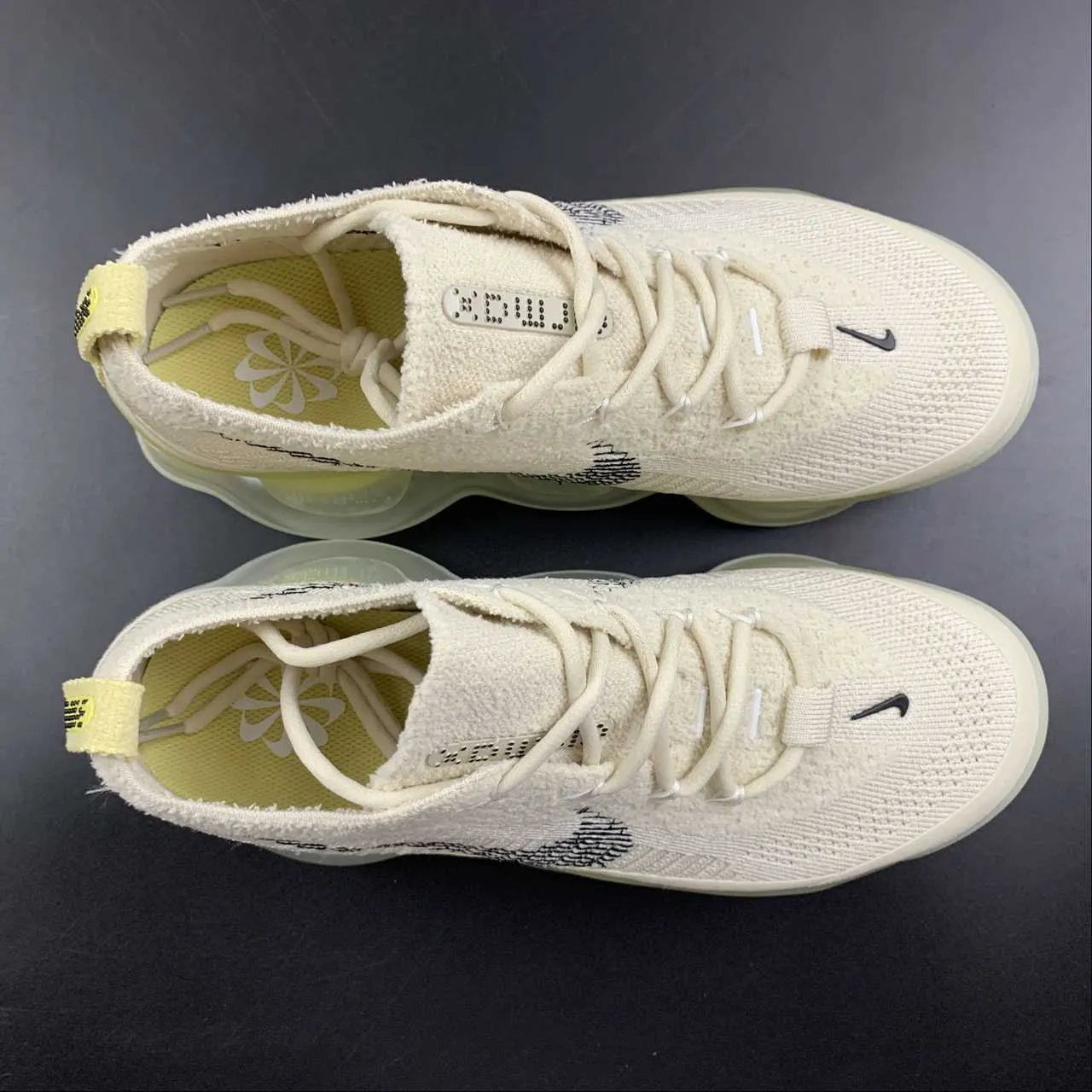 running in a golf course area shoes promotion - themed running wear Air Max Scorpion FK Phantom Black Light Cream Lemon Wash DJ4701-001