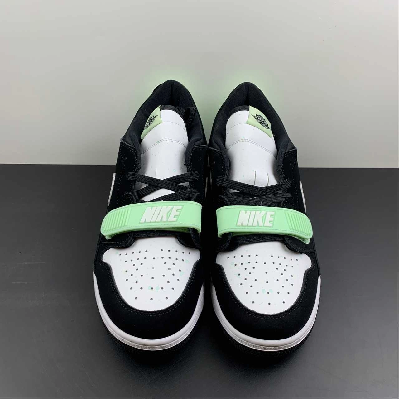 Air Jordan Legacy 312 Low Black White Fluorescent Green CJ5500-013 Dynamic Landing Zones