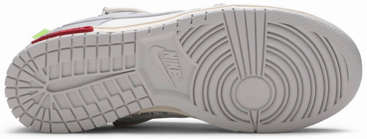 Mid Cut Comfortable ankle Nike Dunk x Off White Lot 25/50