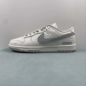 Quick Dry Interior Supreme x SB Dunk Low Off White Gray RM2308-233