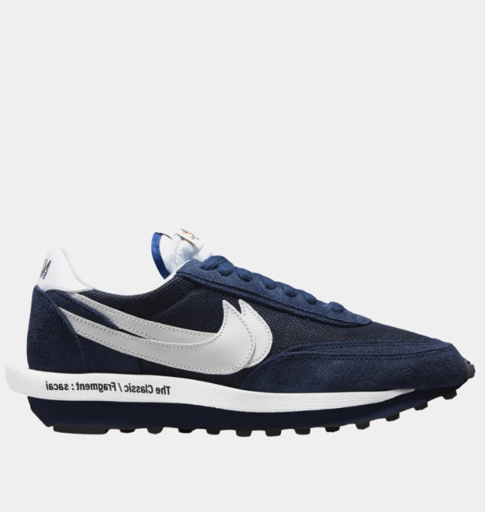 Nike LDV Waffle X Sacai X Fragment Design Blackened Blue running with a friend shoes