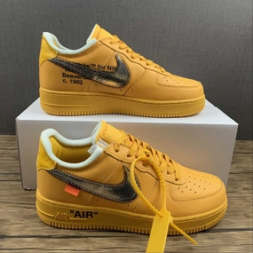 Air Force 1 07 OW University Gold DD1876-700 Comfortable Performance Daily Motion