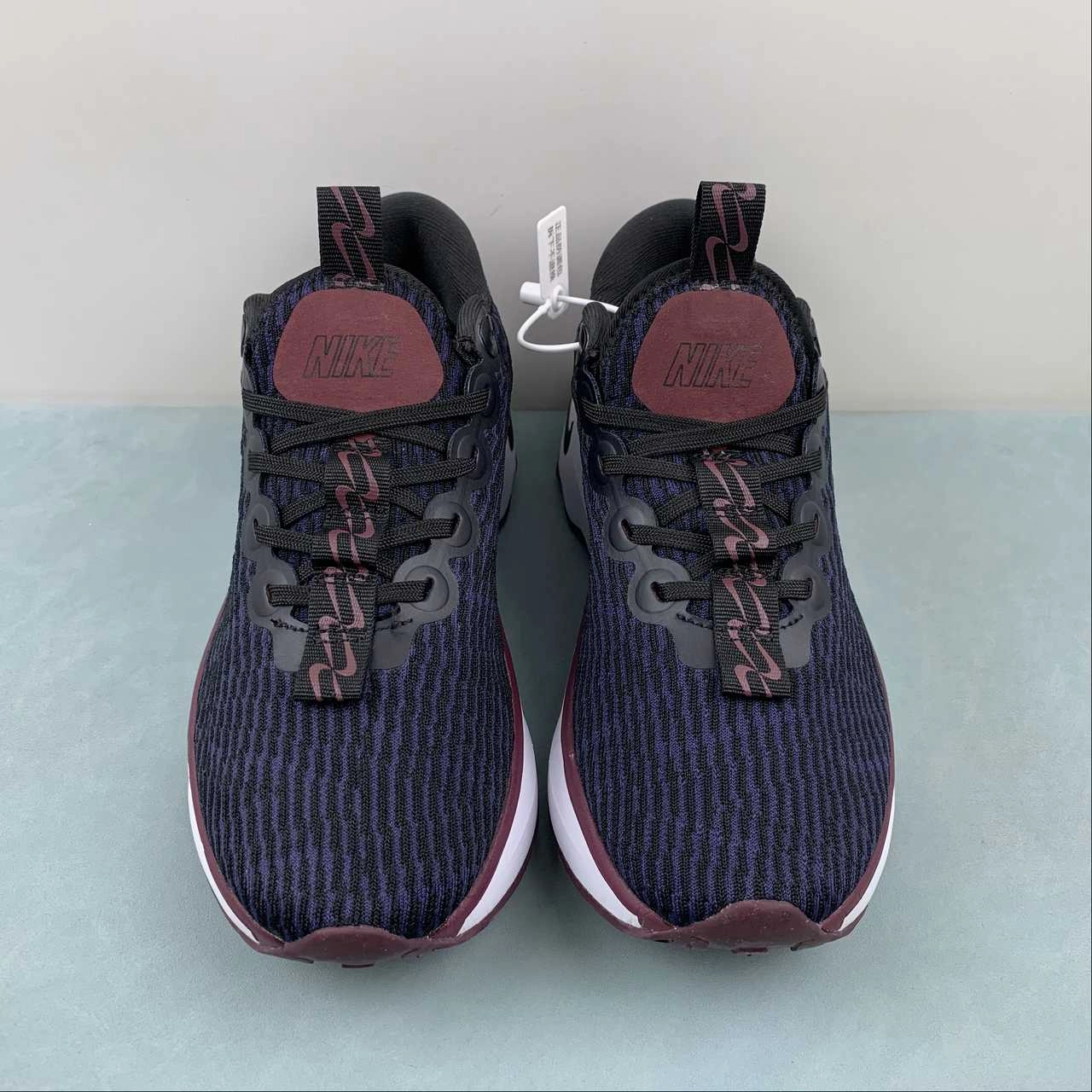 Nike Motiva Dark Purple Red Black White DV1238-004 removable - insole running option brand - name