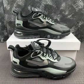 Air Max 270 React WTR  Black Metallic Silver CD2049-001 snorkeling shoes quiet - operation shoes