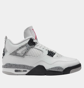 Nike Air Jordan 4 Retro White Cement (2025) Durable tread Rubber Tread