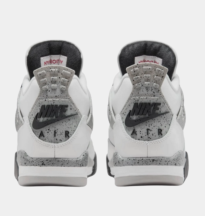 Nike Air Jordan 4 Retro White Cement (2025) Ethically Sourced Materials Quick Release